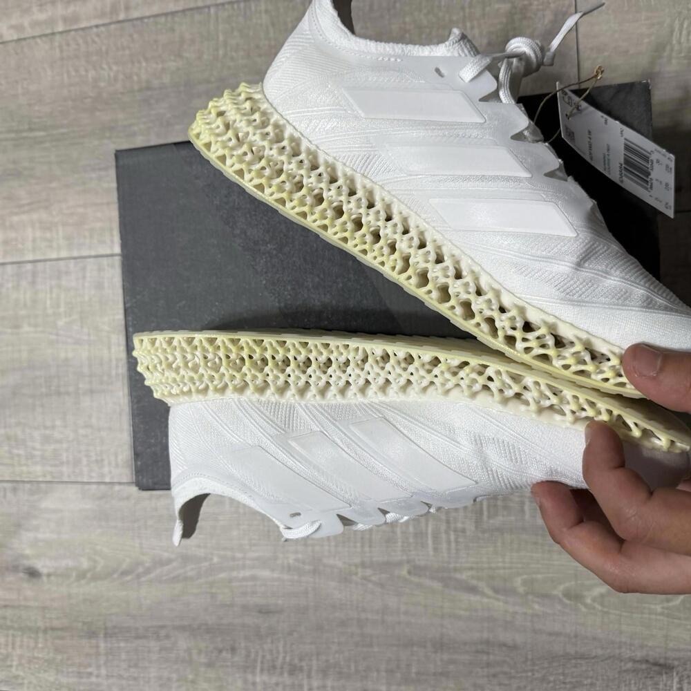 Adidas 4DFWD 4 Cloud White Core White Womens Running Shoes ID8884 NEW Sz 6.5 - Picture 5 of 7